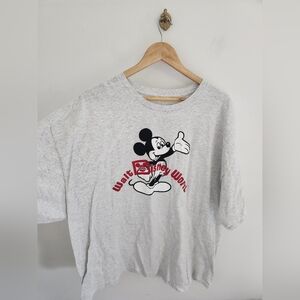 Walt Disney World Mickey Mouse Shirt 2XL Light Gray